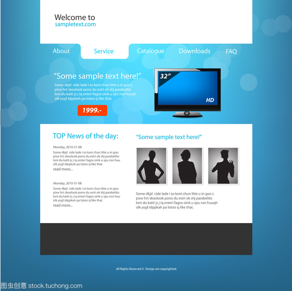 探索網頁與網站設計的核心 精選矢量風格模板的藝術與價值